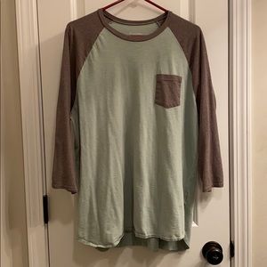 Mossimo / Raglan, Pocket Tee, SZ XL